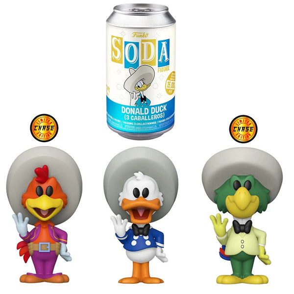 Mickey Mouse - 3 Caballeros (with chase) Vinyl Soda