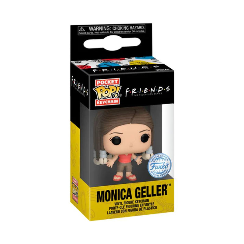 Friends - Monica with Braids Pocket Pop! Keychain [RS]