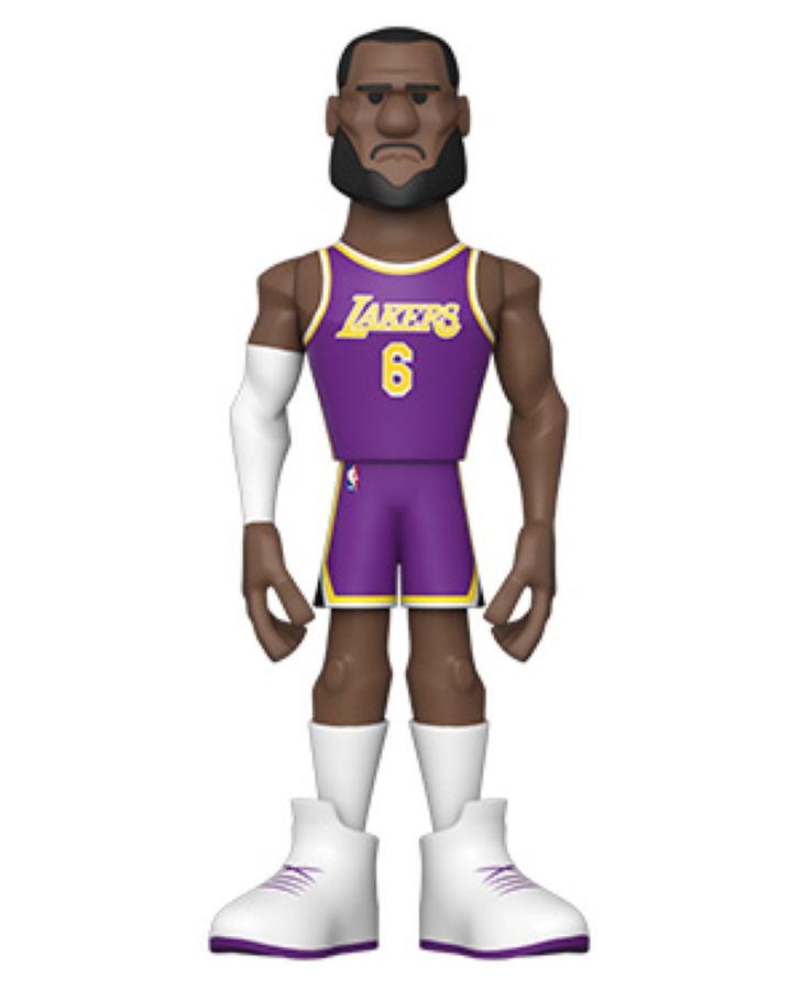NBA: Lakers - LeBron James (with chase) 5" Vinyl Gold