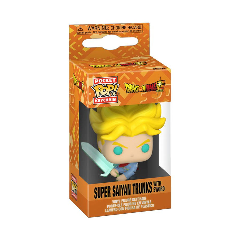 Dragon Ball Super - Super Saiyan Trunks w/ Sword Pocket Pop! Keychain