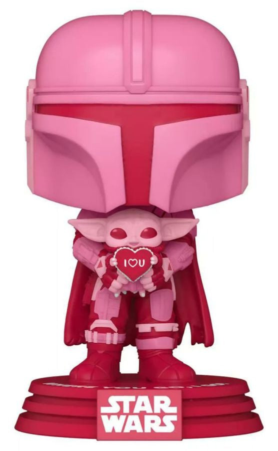 Star Wars: The Mandalorian - Mando & Grogu Valentine US Exclusive Pop! Vinyl [RS]