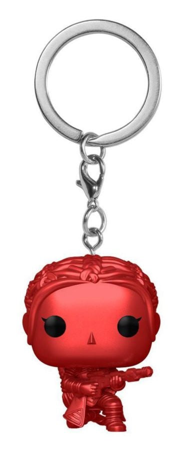 Star Wars: The Mandalorian - Fennec Shand Red Pocket Pop! Keychain [RS]