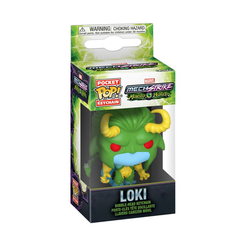 Marvel Mech Strike Monster Hunters - Loki Pocket Pop! Keychain