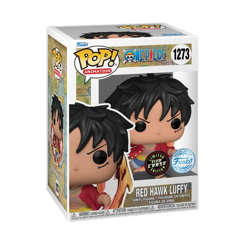 One Piece - Red Hawk Luffy (with chase) Pop! Vinyl [RS]