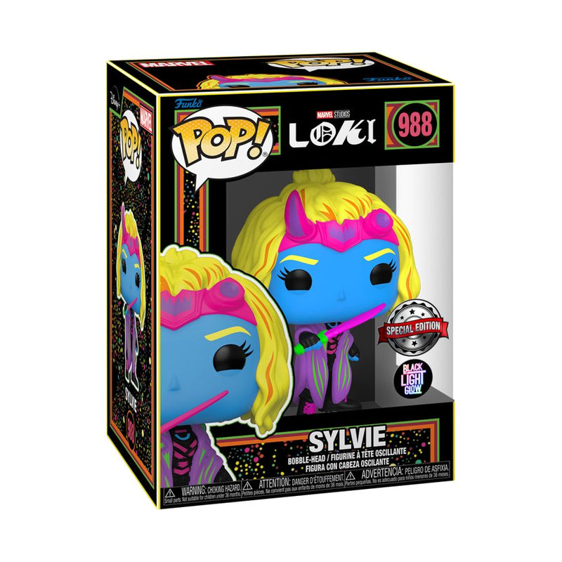 Loki - Sylvie Black Light Pop! Vinyl [RS]