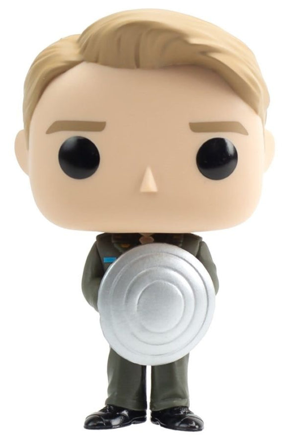Captain America: The First Avenger - Cap with Prototype Shield Metallic Pop! Vinyl [RS]