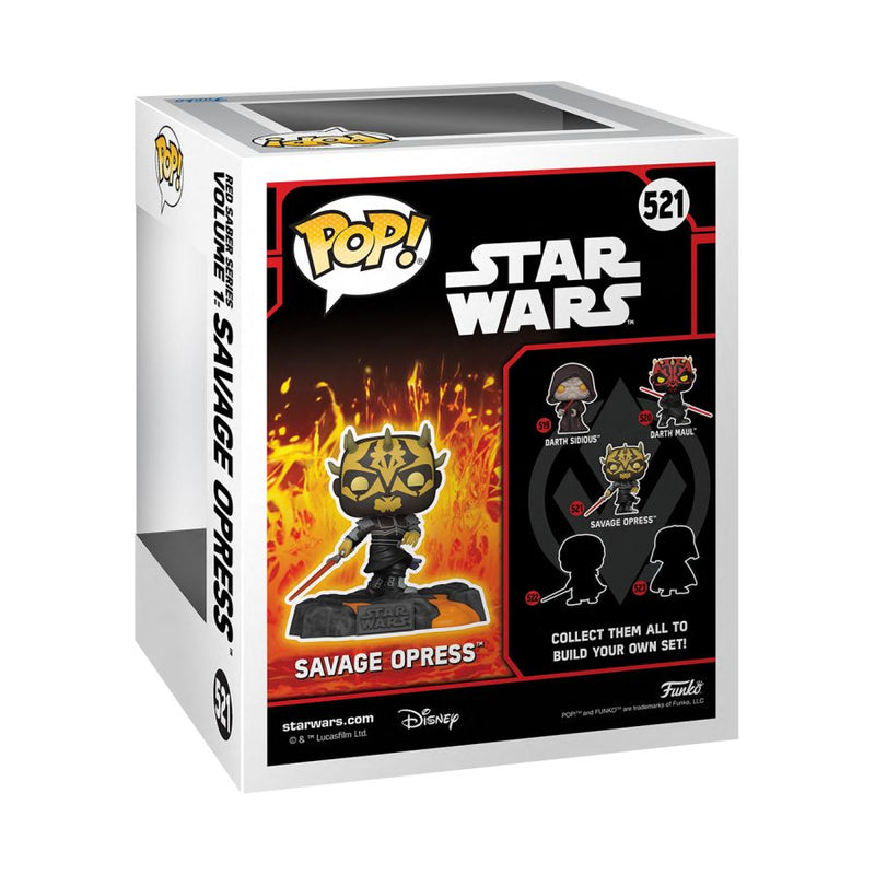 Star Wars - Red Saber Series: Savage Opress Glow Pop! Deluxe [RS]