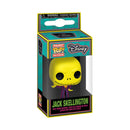 The Nightmare Before Christmas - Jack Skellington Black Light Pocket Pop! Keychain
