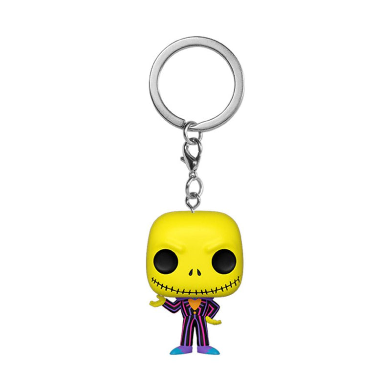 The Nightmare Before Christmas - Jack Skellington Black Light Pocket Pop! Keychain