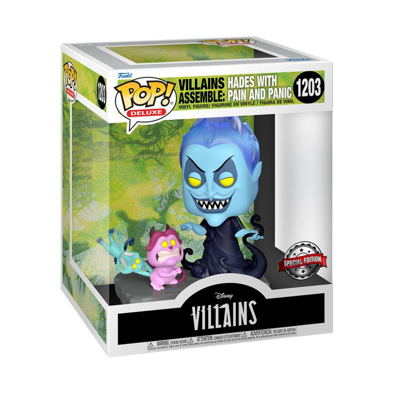 Disney Villains Assemble - Hades with Pain & Panic Pop! Deluxe [RS]