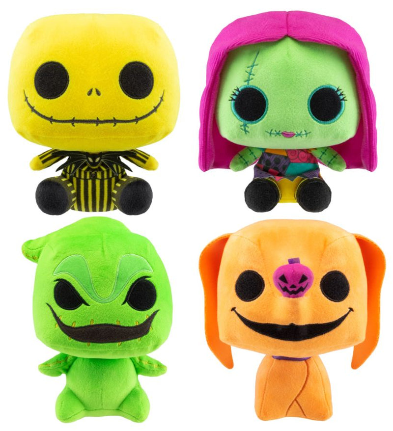 The Nightmare Before Christmas - Black Light Pop! Plush Assortment