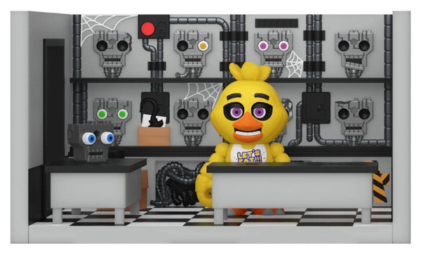 Five Nights at Freddy's - Storage Room with Chica Snaps! Playset