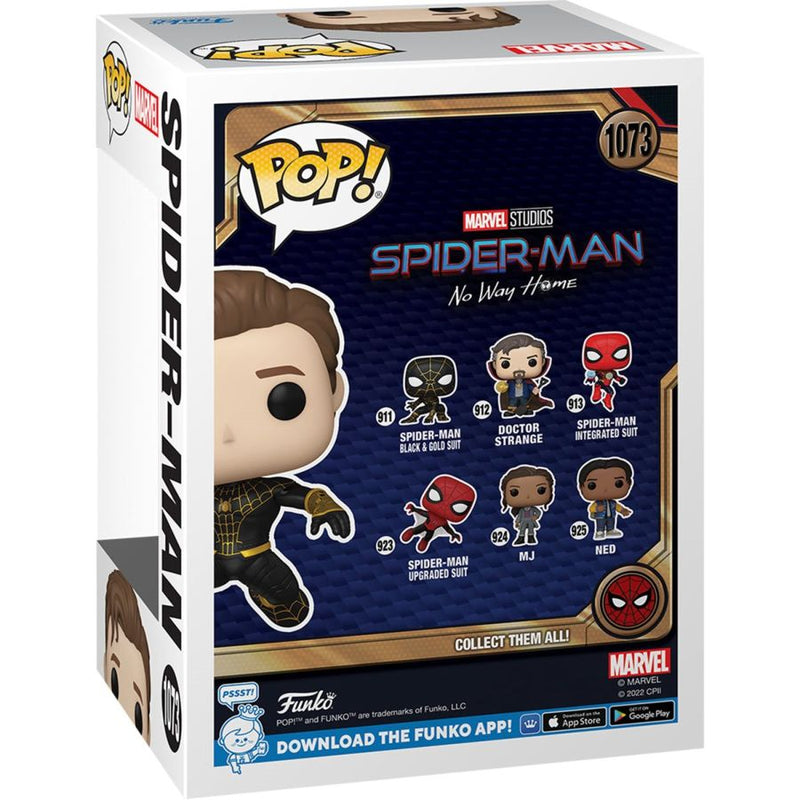 Spider-Man: No Way Home - Spider-Man (Black Suit) Unmasked (with chase) Pop! Vinyl [RS]