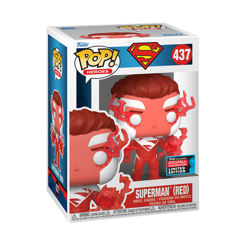 DC Comics - Superman (Red) Pop! Vinyl NYCC 2022 [RS]