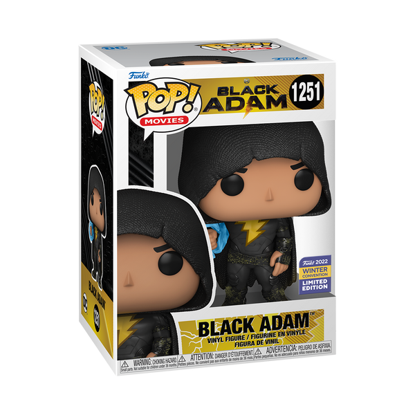 Black Adam - Black Adam with Cloak Winter Con 2022 Pop! Vinyl BC22 [RS]