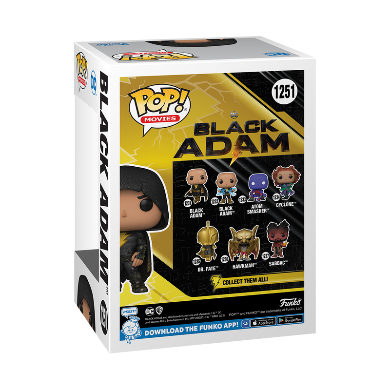 Black Adam - Black Adam with Cloak Winter Con 2022 Pop! Vinyl BC22 [RS]