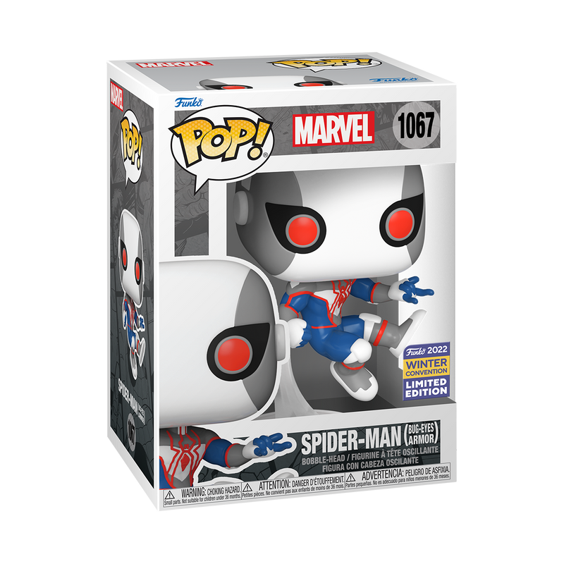 Marvel - Spider-Man Bug Eyes Armor Pop! Vinyl Winter Con 2022 BC22 [RS]