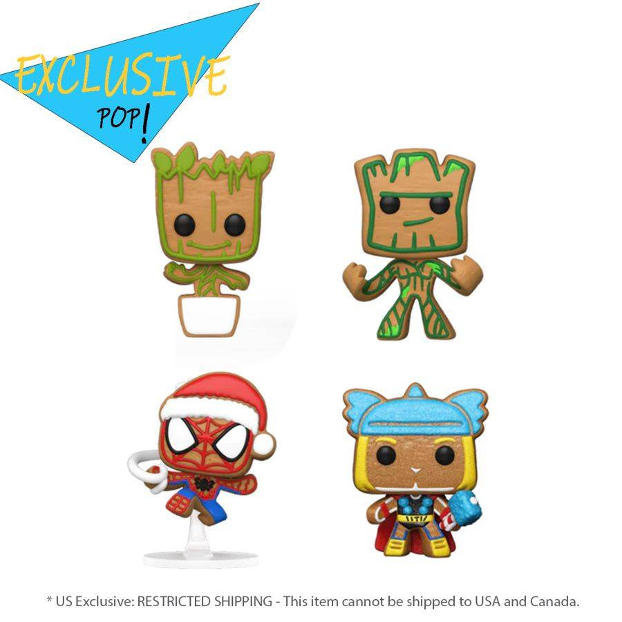 Buy Marvel - Tree Holiday Box Pocket Pop! 4-Pack [RS] Online Australia ...