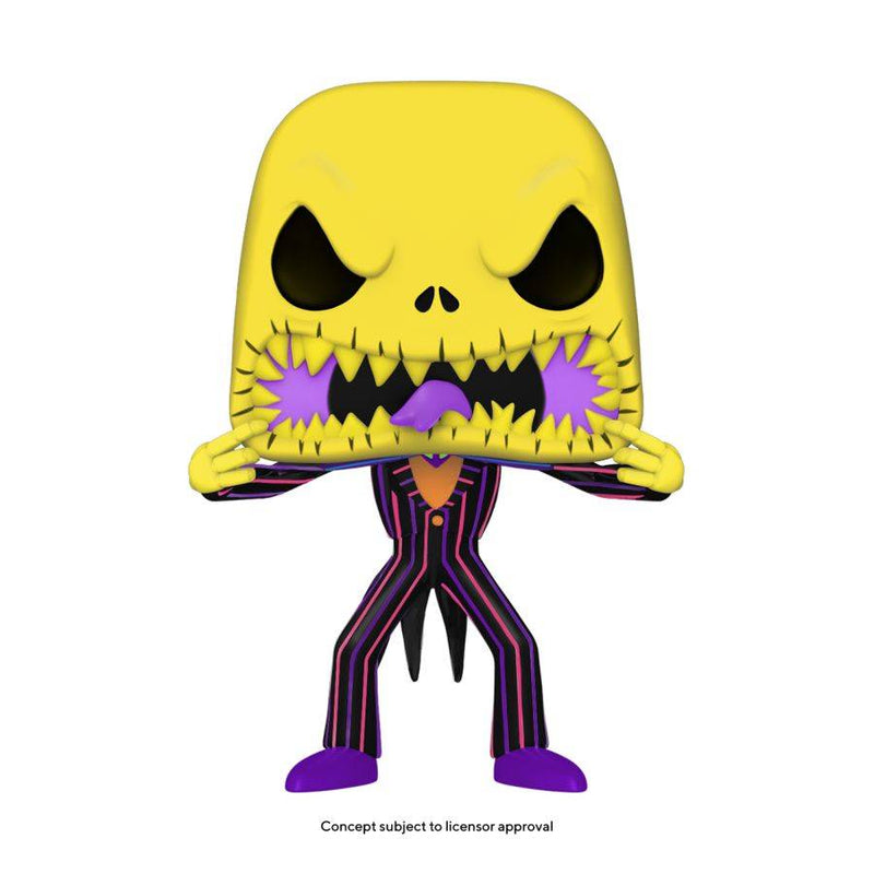 The Nightmare Before Christmas - Jack Scary Face Black Light Pop! Vinyl [RS]