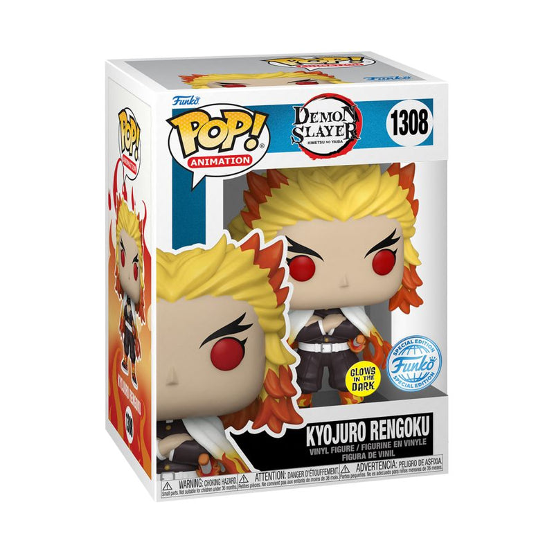 Demon Slayer - Kyojuro Rengoku Glow Pop! Vinyl [RS]