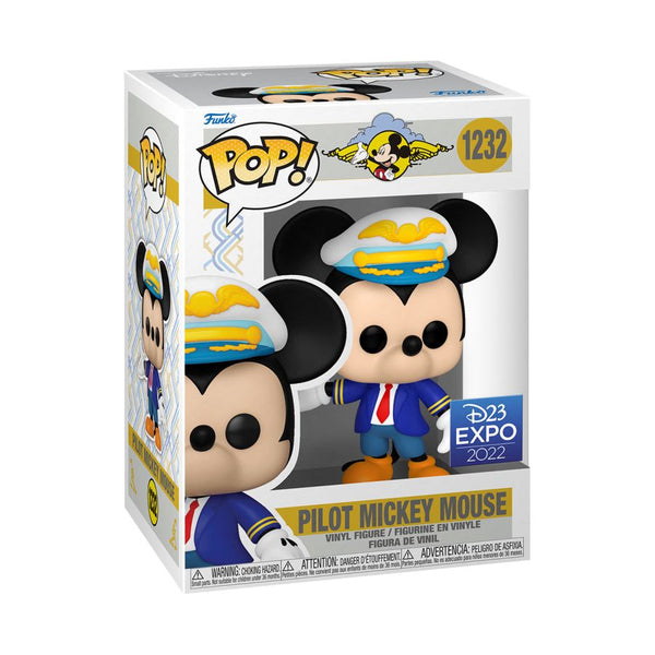 Disney - Pilot Mickey Mouse in Blue Suit D23 Pop! Vinyl [RS]