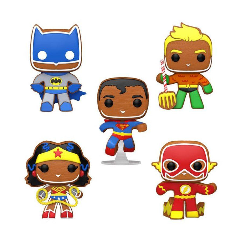 DC Comics - Gingerbread Heroes Pop! Vinyl 5-Pack [RS]