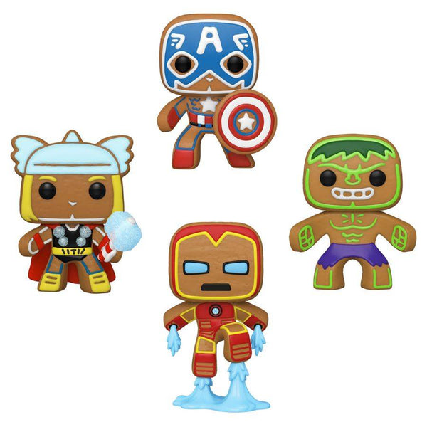 Marvel Comics - Holiday Gingerbread Pop! 4-Pack [RS]