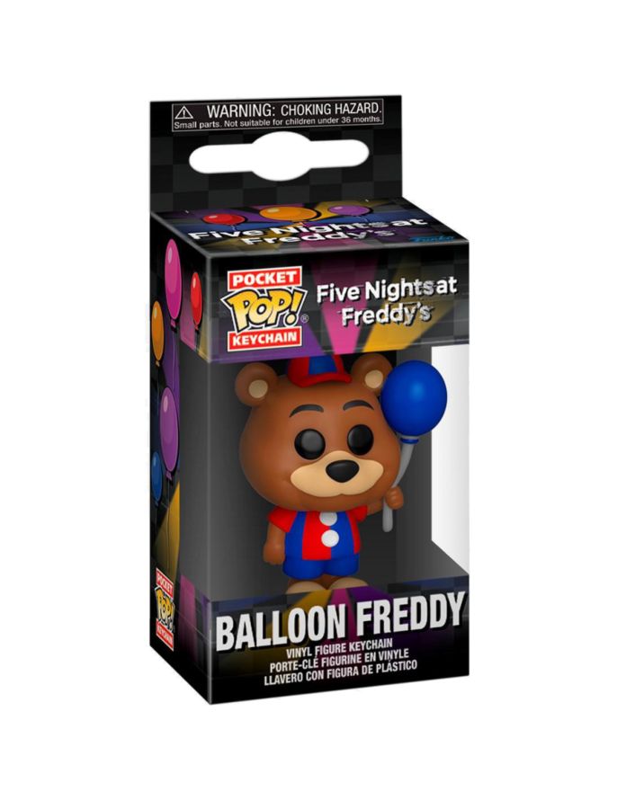 Five Nights at Freddy's - Balloon Freddy Pocket Pop! Keychain