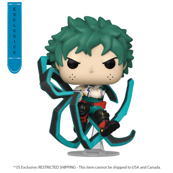 My Hero Academia - Deku with Blackwhip US Exclusive Glow Pop! Vinyl [RS]