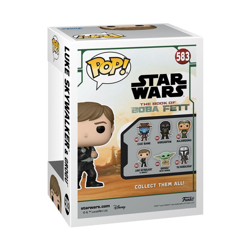 Star Wars: Book of Boba Fett - Luke Skywalker & Grogu Pop! Vinyl