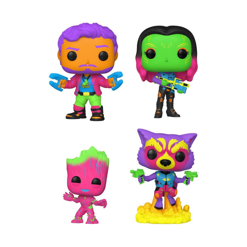 Guardians of the Galaxy: Vol. 2 - Blacklight Pop! Vinyl 4-Pack [RS]