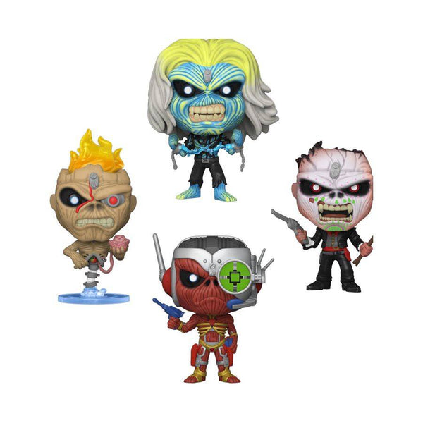 Iron Maiden - Eddie Glow Pop! Vinyl 4-Pack [RS]