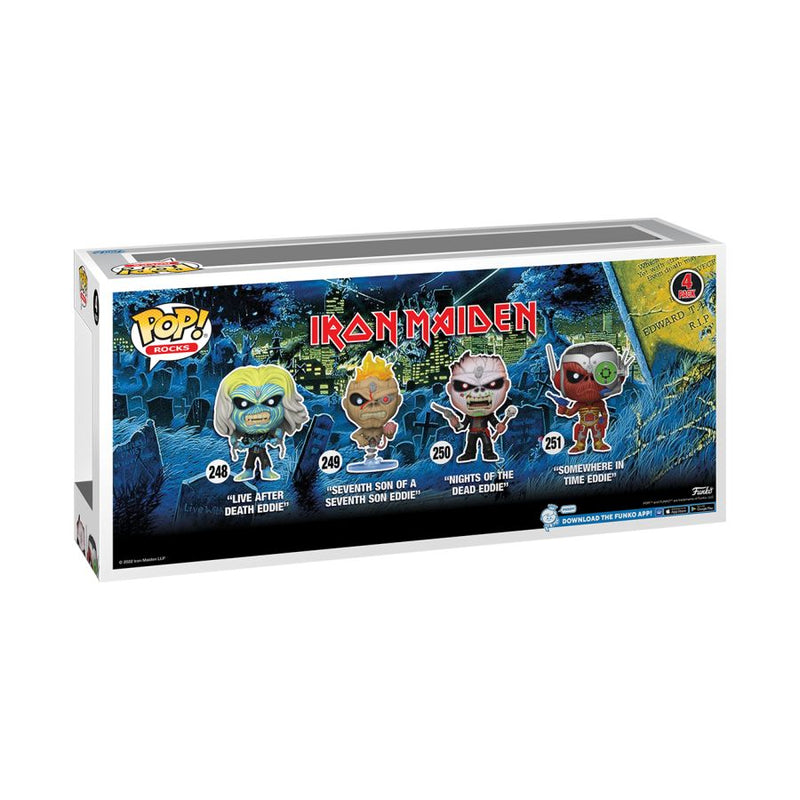 Iron Maiden - Eddie Glow Pop! Vinyl 4-Pack [RS]