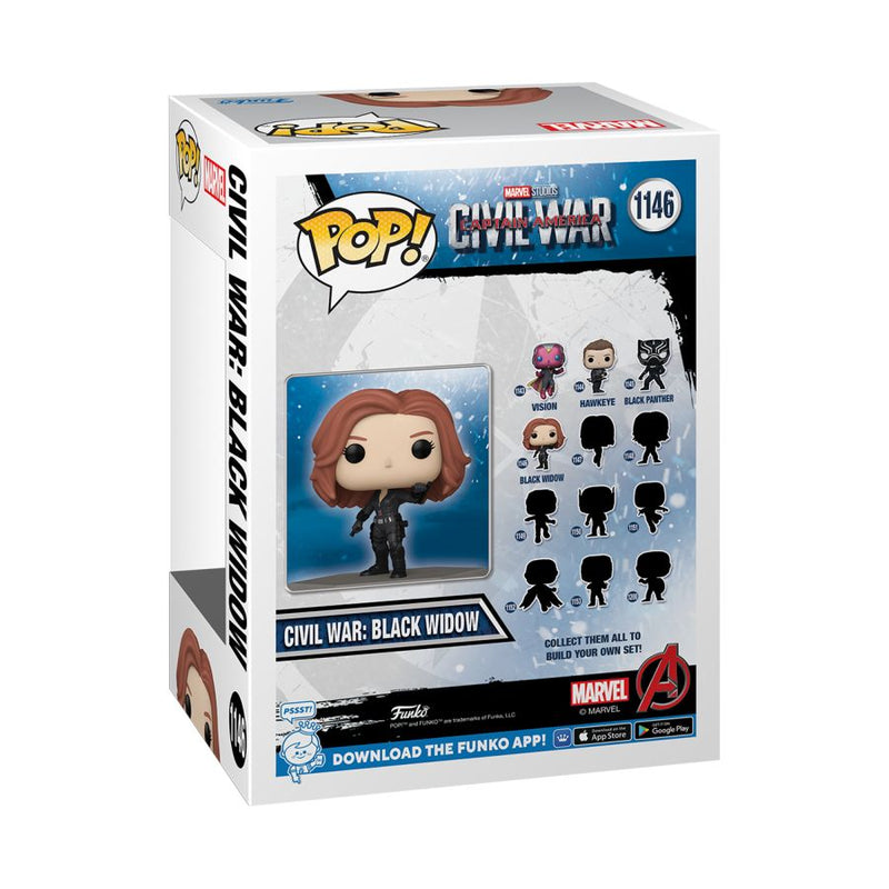 Captain America 3: Civil War - Black Widow Build-A-Scene US Exclusive Pop! Vinyl [RS]