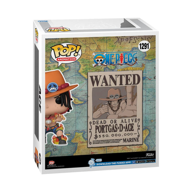 One Piece - Portgas D. Ace Wanted Pop! Cover [RS]