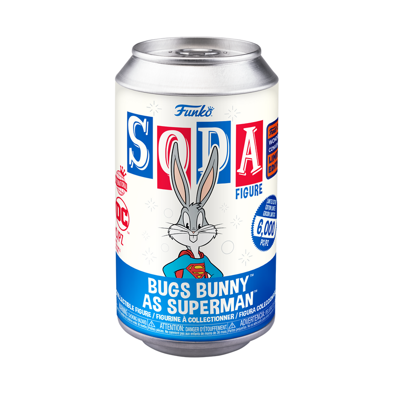 Warner Bros - Bugs Bunny as Superman Vinyl Soda WC23 RS