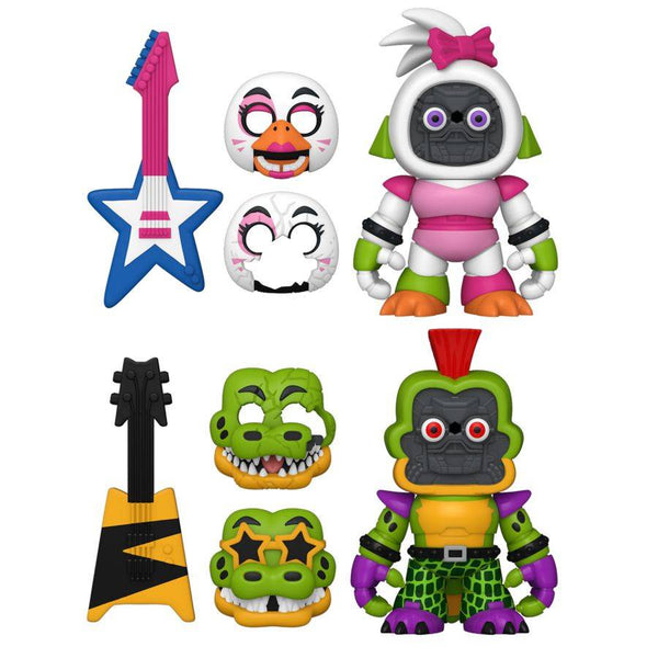 Five Nights at Freddy's: Security Breach - Glamrock Chica & Montgomery Gator Snap Figure 2-Pack