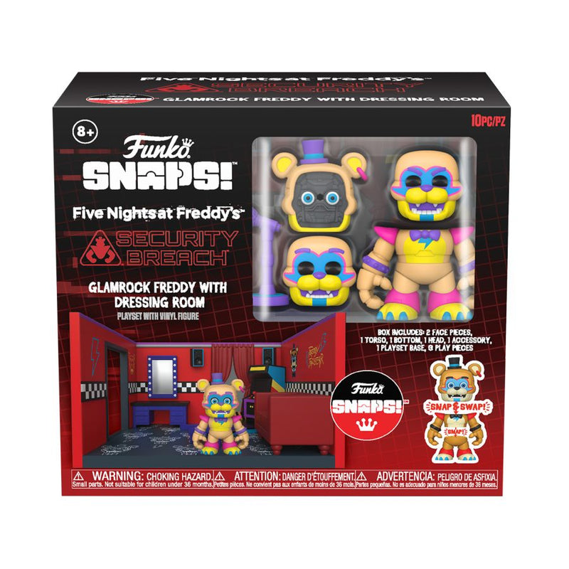 Five Nights at Freddy's: Security Breach - Freddy's Room Snaps! Playset