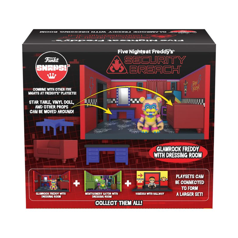 Five Nights at Freddy's: Security Breach - Freddy's Room Snaps! Playset
