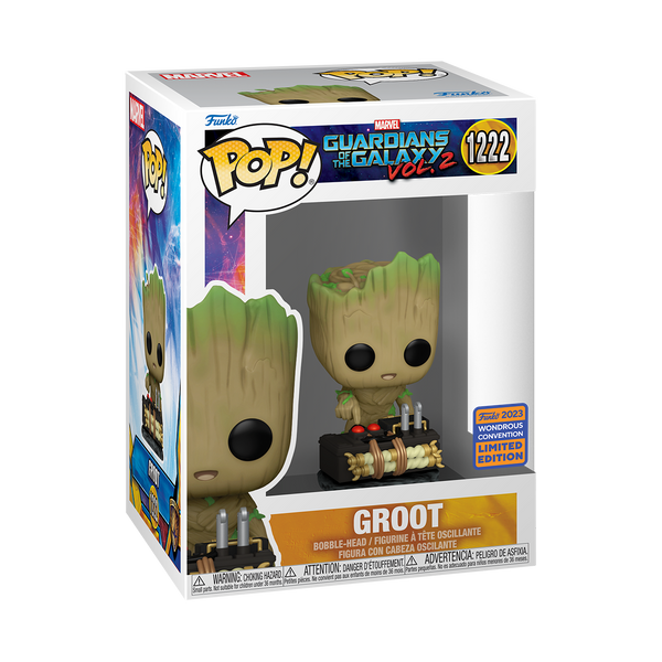 Guardians of the Galaxy - Groot with Button Pop! Vinyl WC23