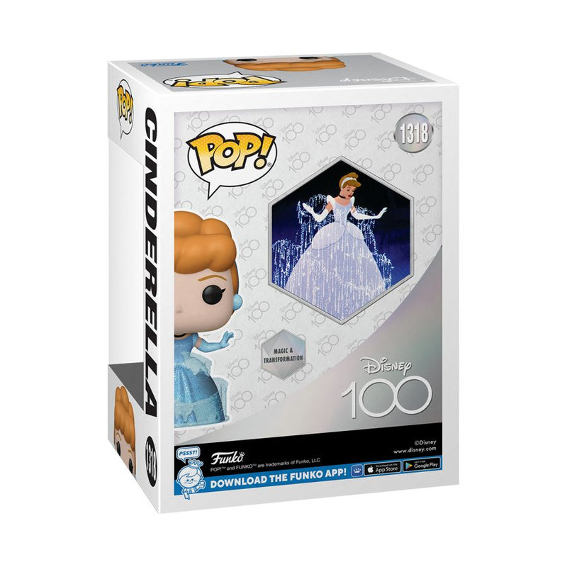 Disney: D100 - Cinderella Diamond Glitter Pop! Vinyl