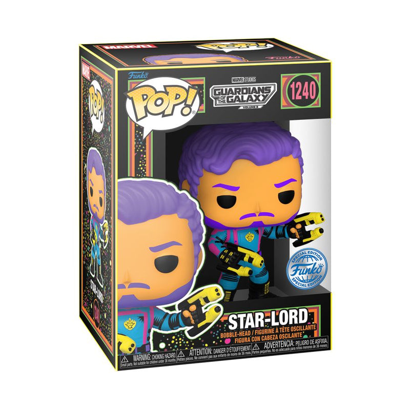 Guardians of the Galaxy 3 - Star-Lord Blacklight Pop! Vinyl [RS]