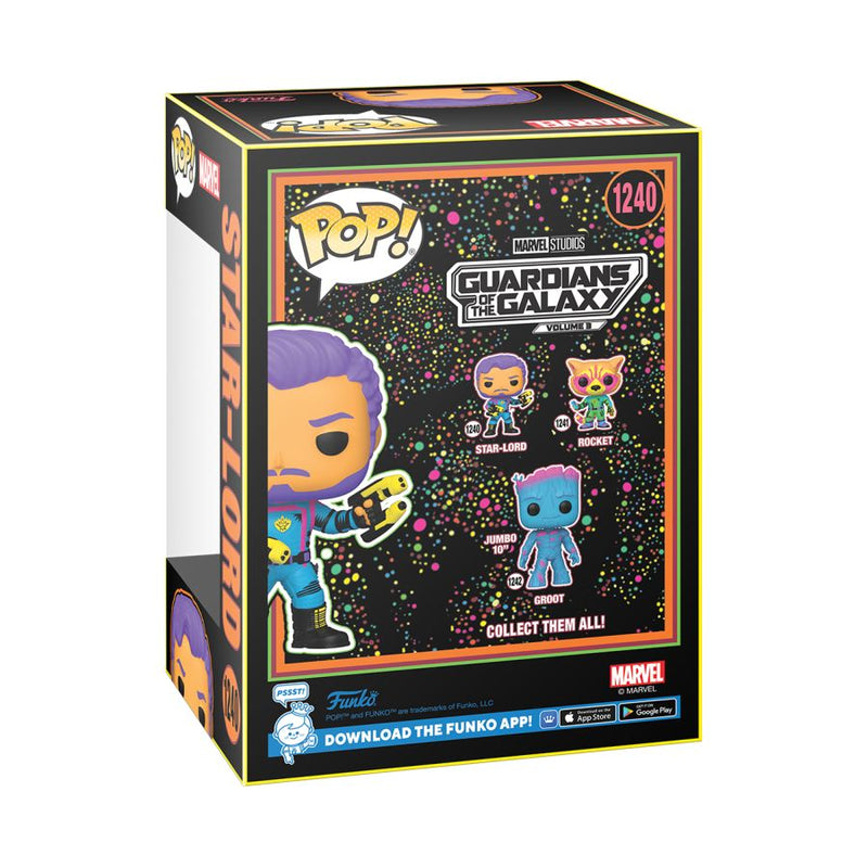 Guardians of the Galaxy 3 - Star-Lord Blacklight Pop! Vinyl [RS]