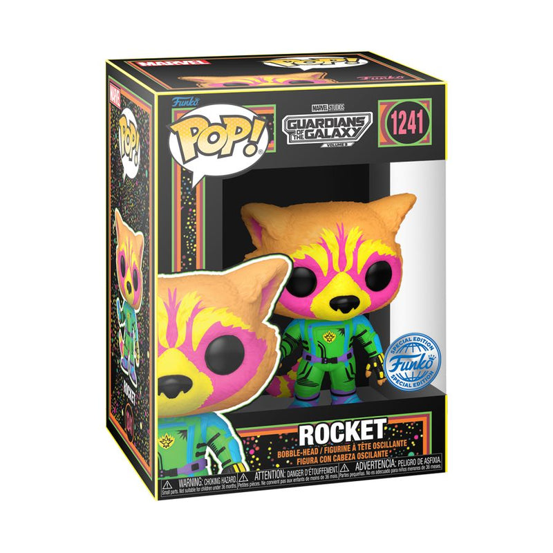 Guardians of the Galaxy 3 - Rocket Blacklight Pop! Vinyl [RS]