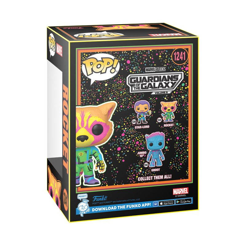 Guardians of the Galaxy 3 - Rocket Blacklight Pop! Vinyl [RS]