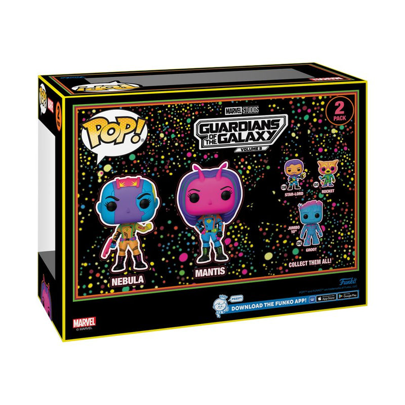 GotG 3 - Nebula & Mantis Blacklight Pop! 2-Pack [RS]