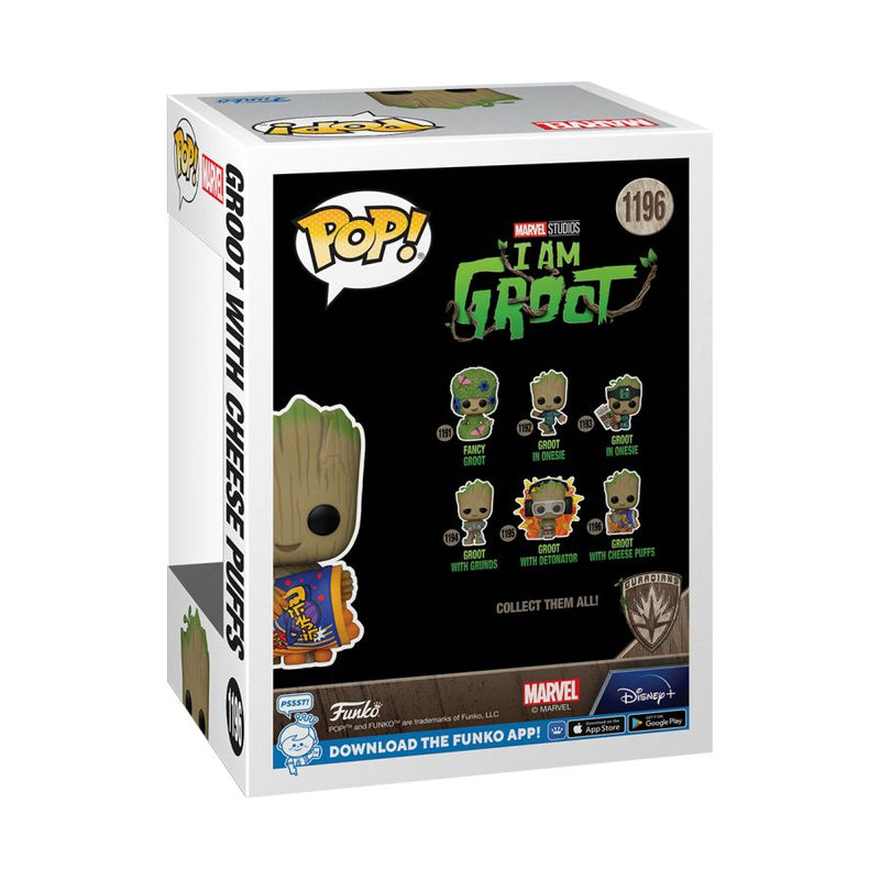 I Am Groot (TV) - Groot with Cheese Puffs Flocked Pop!Vinyl [RS]