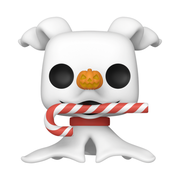 The Nightmare Before Christmas 30th Anniversary - Zero with Candy Cane Pop! Vinyl