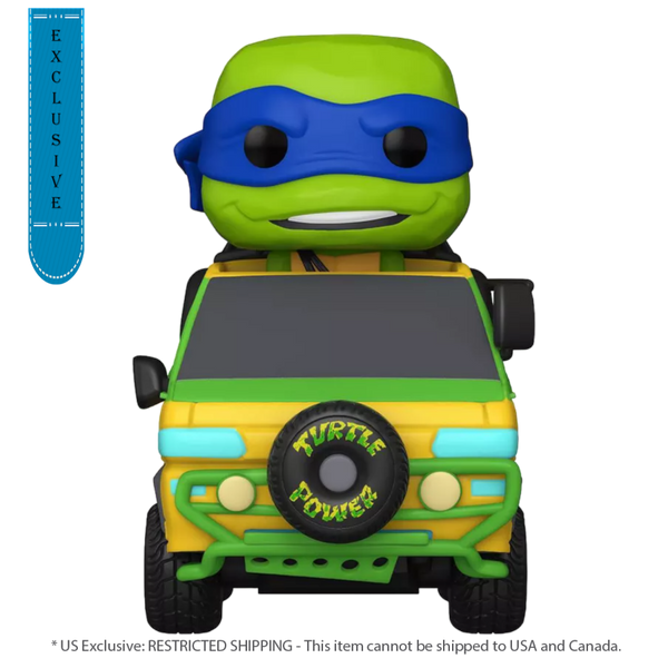 Teenage Mutant Ninja Turtles: Mutant Mayhem - Leonardo in Turtle Van Pop! Ride [RS]