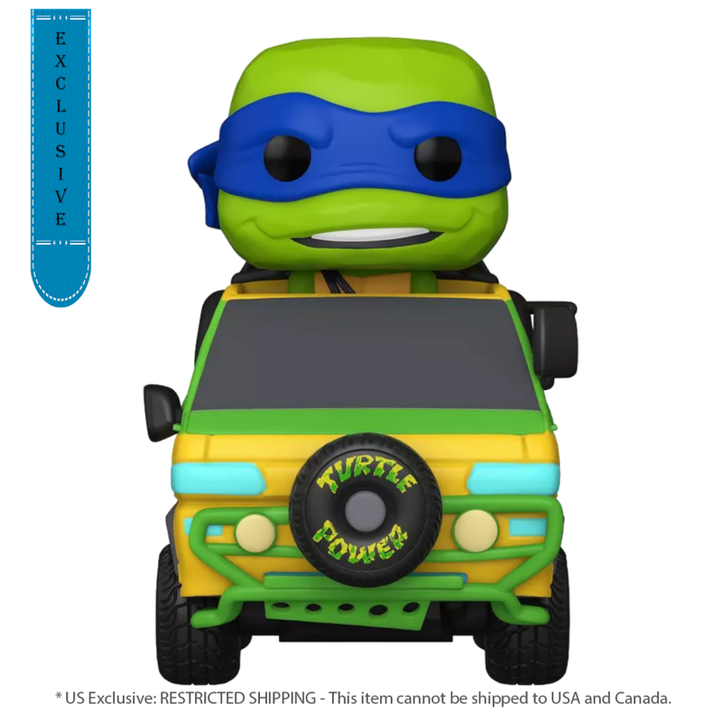 Teenage Mutant Ninja Turtles: Mutant Mayhem - Leonardo in Turtle Van Pop! Ride [RS]